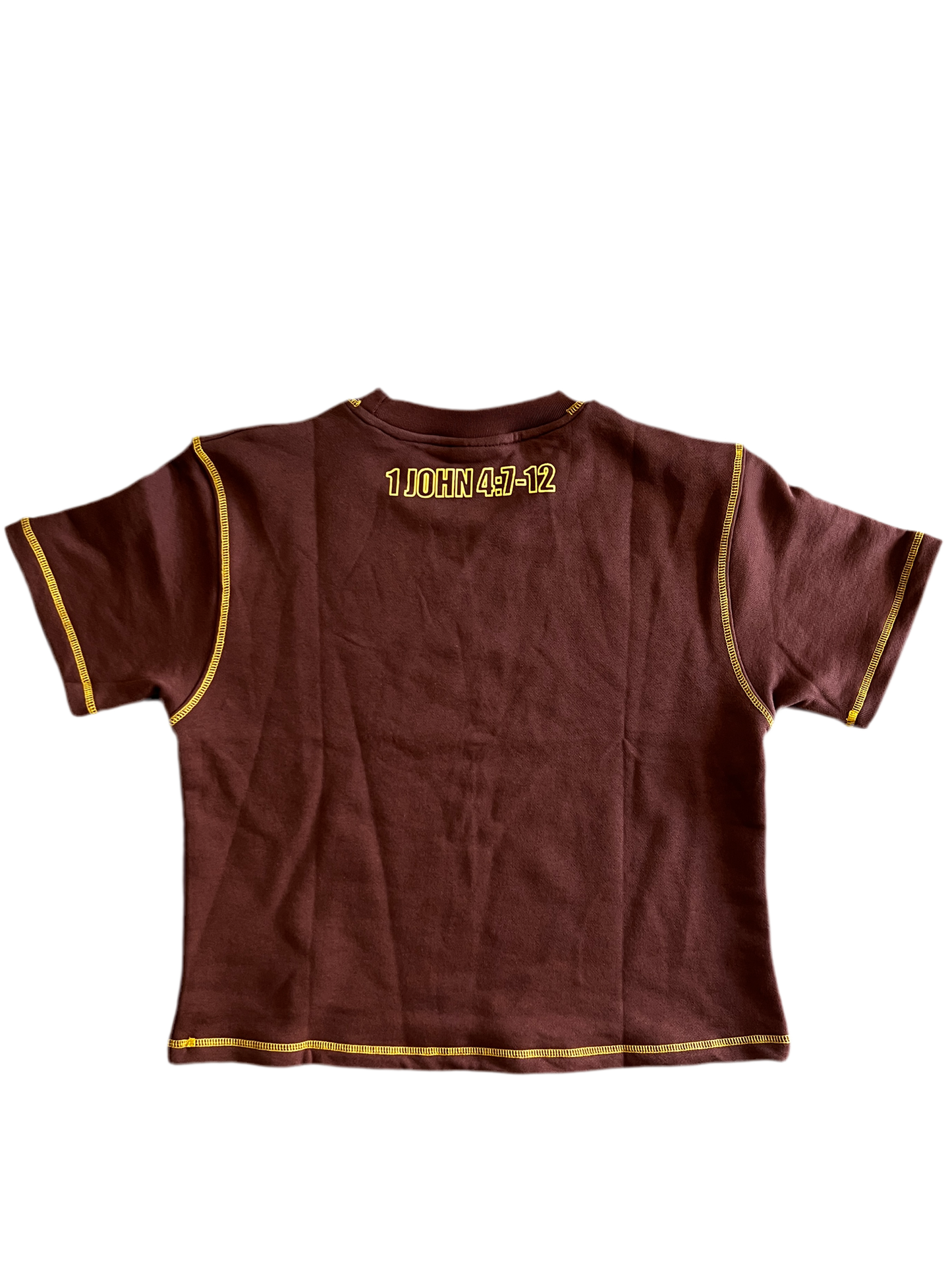 DiVinE mOTioN brown tee